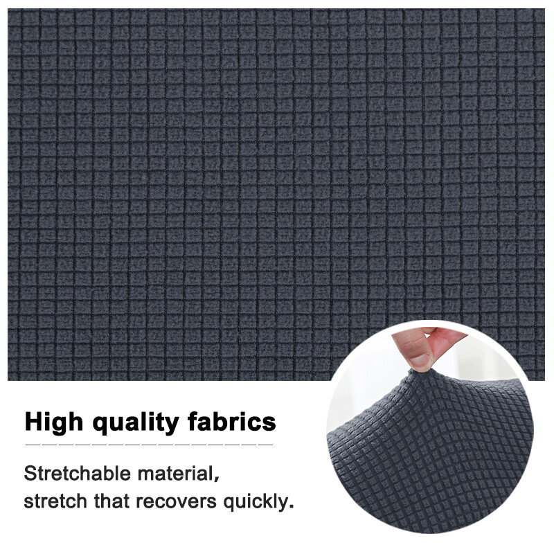 Τριγωνικό κάλυμμα καρέκλας Ελαστικό Πλήρως τυλιγμένο Καμπυλωτό Παχύ πλενόμενο Ενσωματωμένο Ημικυκλικό Κάλυμμα Σκαμπώ σπιτιού Εστιατόριο