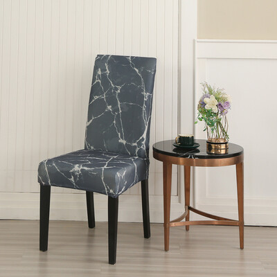 Trükitud veniv tooli kate söögitoa jaoks Kontori banketi kööki hotelli tooli kaitsme elastne eemaldatav määrdumisevastane istmekate