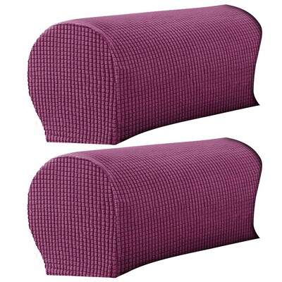 2 τμχ Ανθεκτικά καλύμματα υποβραχιόνιου Διακοσμητικά καλύμματα βραχιόνων καρέκλας Πλενόμενα φωτεινό χρώμα Μαλακό στην αφή Καλύμματα μπράτσου