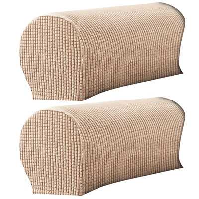 2 τμχ Ανθεκτικά καλύμματα υποβραχιόνιου Διακοσμητικά καλύμματα βραχιόνων καρέκλας Πλενόμενα φωτεινό χρώμα Μαλακό στην αφή Καλύμματα μπράτσου