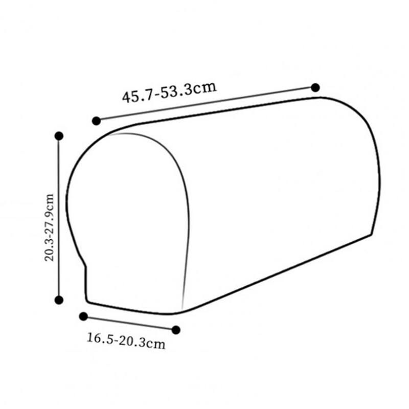 2 τμχ Ανθεκτικά καλύμματα υποβραχιόνιου Διακοσμητικά καλύμματα βραχιόνων καρέκλας Πλενόμενα φωτεινό χρώμα Μαλακό στην αφή Καλύμματα μπράτσου