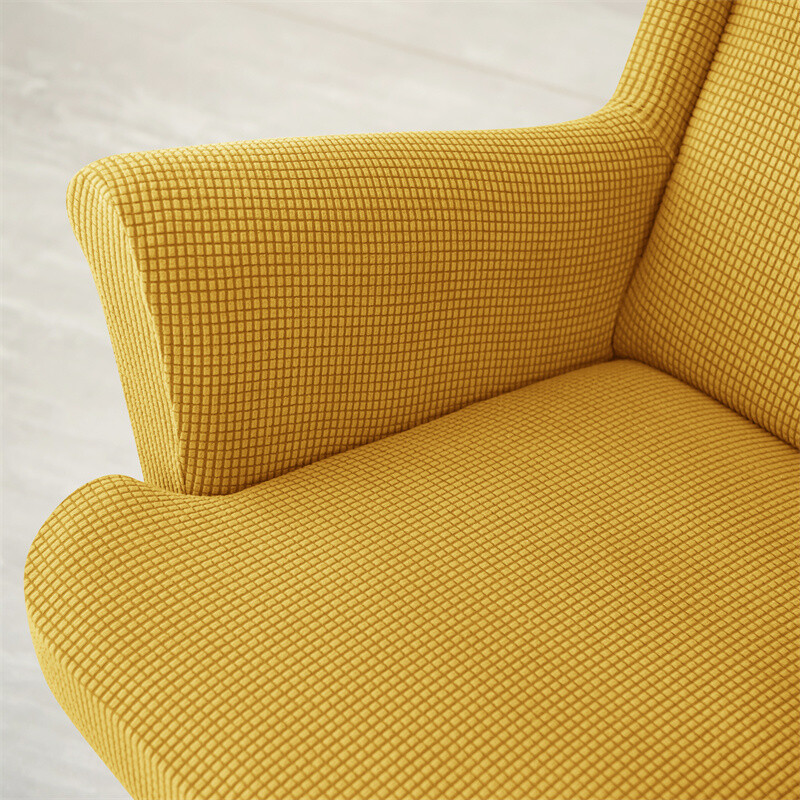 Κάλυμμα πολυθρόνας φτερού Polar Fleece Stretch Spandex Καλύμματα πολυθρόνας με ψηλή πλάτη Ελαστικά αντιολισθητικά καλύμματα καναπέ με κάλυμμα μαξιλαριού καθίσματος