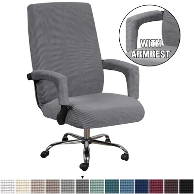 Kontoriarvuti tooli kate Kodu kassi kriimustusi mängiva tugitooli kaitsev kate pöörleva tõstetooli jaoks koos käetoe ümbrisega