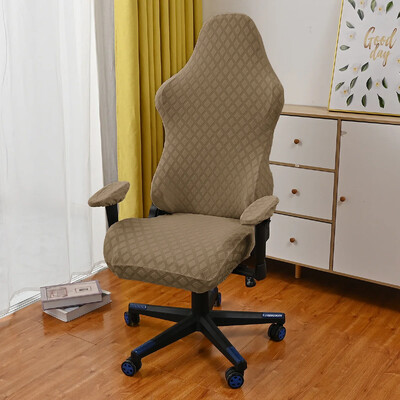 Jacquard mängutooli kate Arvutitooli istmekaitse pestav ümbris Elastne Bossi kontoritooli kate koos käetugede katetega