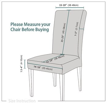 Разтегателен калъф за стол Универсален размер Еластични калъфи за столове Чехли Подвижни калъфи за трапезарни седалки за банкетна хотелска трапезария
