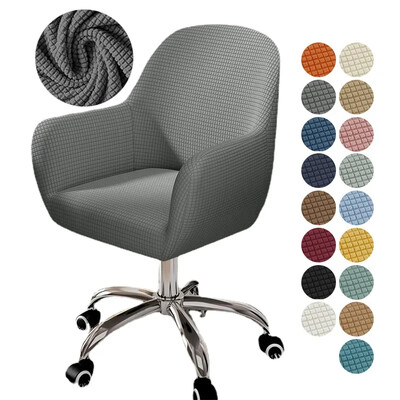Elastinis aukštų rankų kėdės užvalkalas Polar Fleece Stretch biuro kėdės užvalkalas Elastingi sėdynės apsaugos užvalkalai svetainei Nuimami