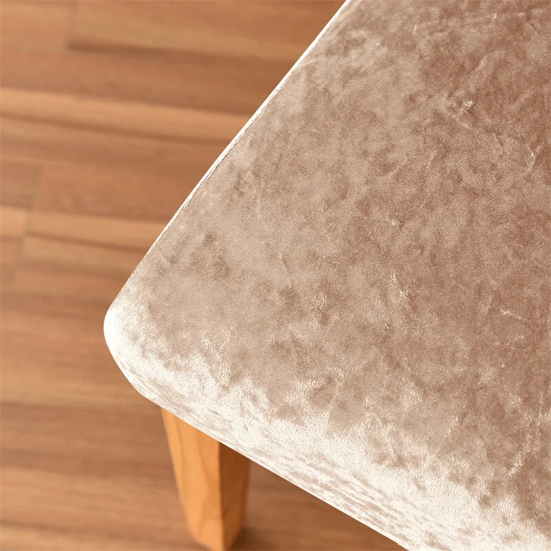 Βελούδινο κάλυμμα καρέκλας τραπεζαρίας υψηλής ποιότητας Μαλακό ελαστικό κάλυμμα καθίσματος Αντιολισθητικές καρέκλες Μονόχρωμες αντιολισθητικές καρέκλες Γάμου