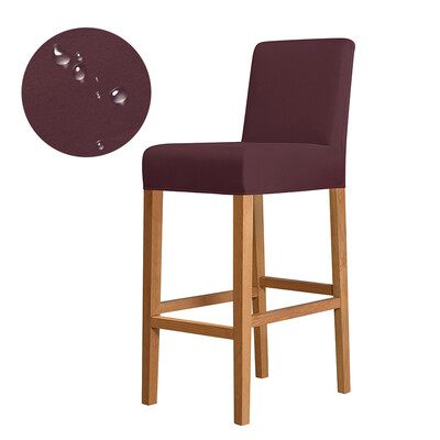 Обикновен едноцветен клубен въртящ се калъф за стол Еластичен плат Малък размер Къс калъф за задна седалка Бар табуретка Домашен декор Не 100% водоустойчив