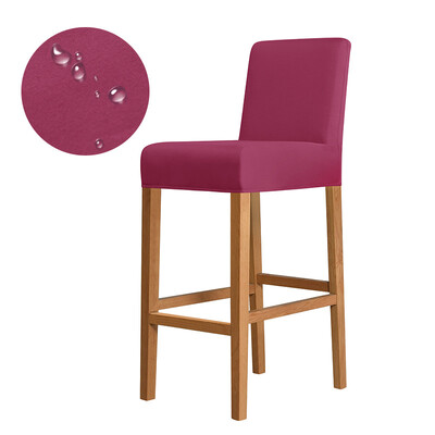 Обикновен едноцветен клубен въртящ се калъф за стол Еластичен плат Малък размер Къс калъф за задна седалка Бар табуретка Домашен декор Не 100% водоустойчив