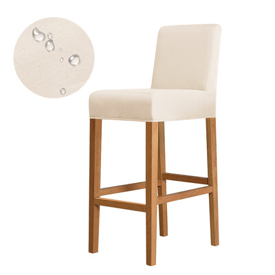 Обикновен едноцветен клубен въртящ се калъф за стол Еластичен плат Малък размер Къс калъф за задна седалка Бар табуретка Домашен декор Не 100% водоустойчив