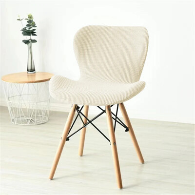 Polari fliiskangast Butterfly toolikatted Stretch spandex kumerad söögitooli katted Köök Hotellitoolid Ühevärvilised katted