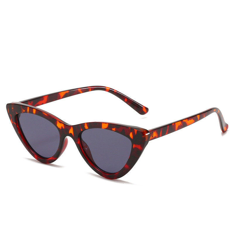 3009 Trokutaste plastične mačkaste sunčane naočale za žene Europske i američke sunčane naočale Anti-UV naočale Vanjska trgovina na veliko 