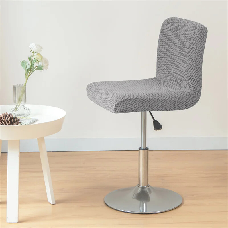 Huse pentru scaune de bar din țesătură jacquard Huse pentru scaune elastice pentru sufragerie Huse pentru spate scurte lavabile Scaune pentru bucătărie acasă, hotel, banchet