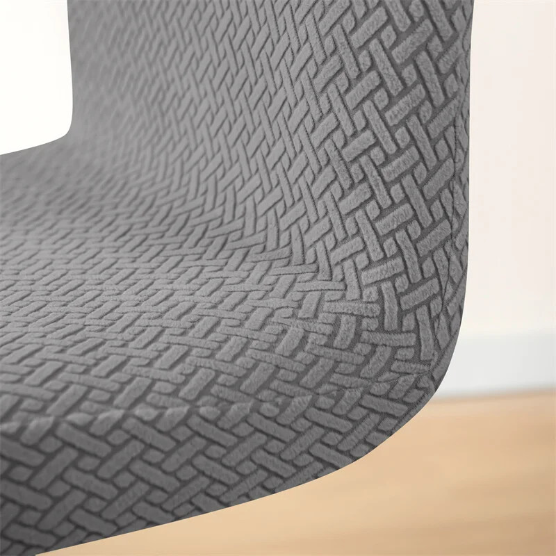 Huse pentru scaune de bar din țesătură jacquard Huse pentru scaune elastice pentru sufragerie Huse pentru spate scurte lavabile Scaune pentru bucătărie acasă, hotel, banchet