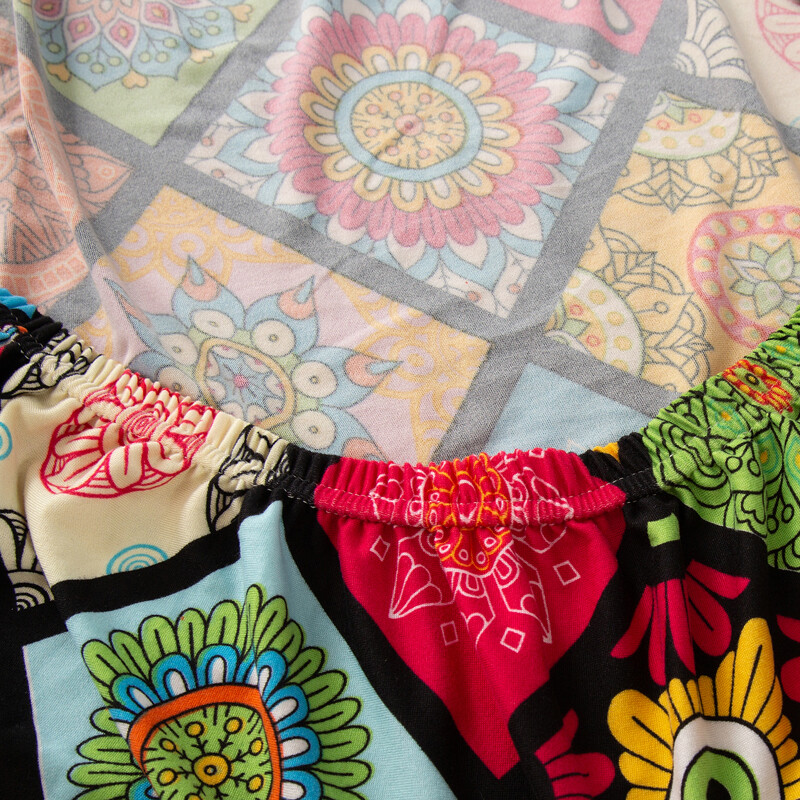 Otisnuta Wing navlaka za stolicu Rastezljivi spandex Wingback navlake za sofe Uklonjive navlake za fotelju s navlakom za sjedalo