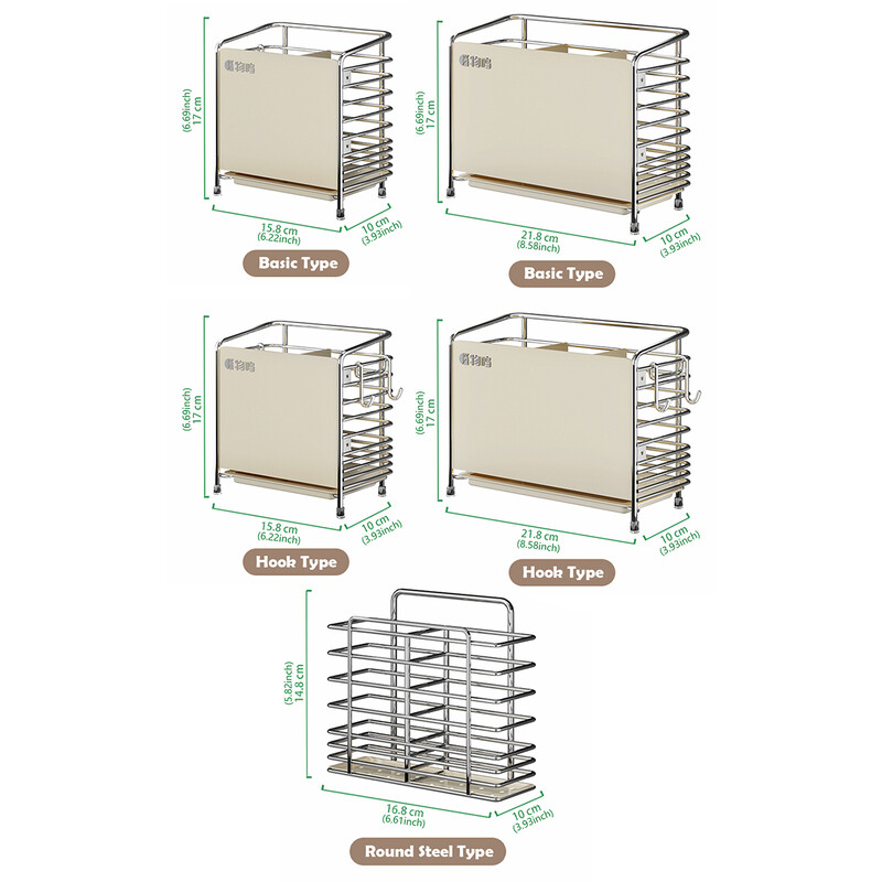 WMMO multifunktsionaalne söögipulgapuur konksudega Korrosioonivastane galvaniseeritud süsinikterasest puur köögiriistade vidina jaoks