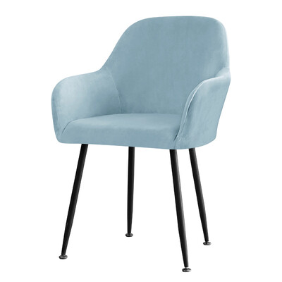 Кадифена еластична калъфка за подлакътници Еластични едноцветни калъфки за столове за трапезария Домашен декор Миещи се високи подлакътници Калъфи за офис седалки