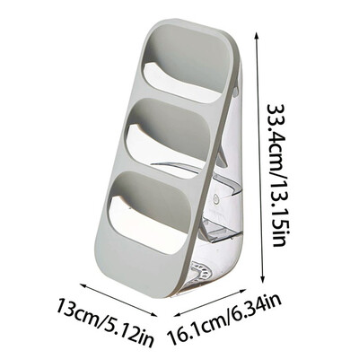 Βάση κουτιού αποθήκευσης Chopsticks Δοχείο πιρούνι κουταλιών 3 στρώσεων Σχάρα αποστράγγισης σκευών κουζίνας Βάση στεγνώματος