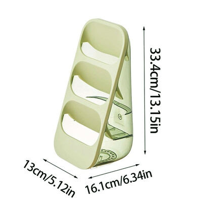 Βάση κουτιού αποθήκευσης Chopsticks Δοχείο πιρούνι κουταλιών 3 στρώσεων Σχάρα αποστράγγισης σκευών κουζίνας Βάση στεγνώματος