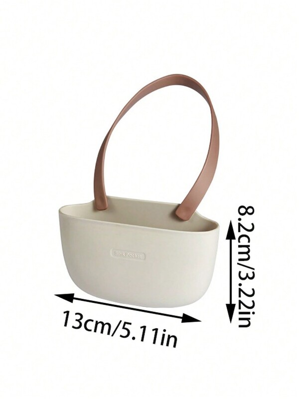 Βρύση νεροχύτη κουζίνας Ράφι αποθήκευσης ράφι κρεμαστό καλάθι αποστράγγισης σαπούνι Σαπούνι ράφι με σφουγγάρι Θήκη μπάνιου Αξεσουάρ κουζίνας