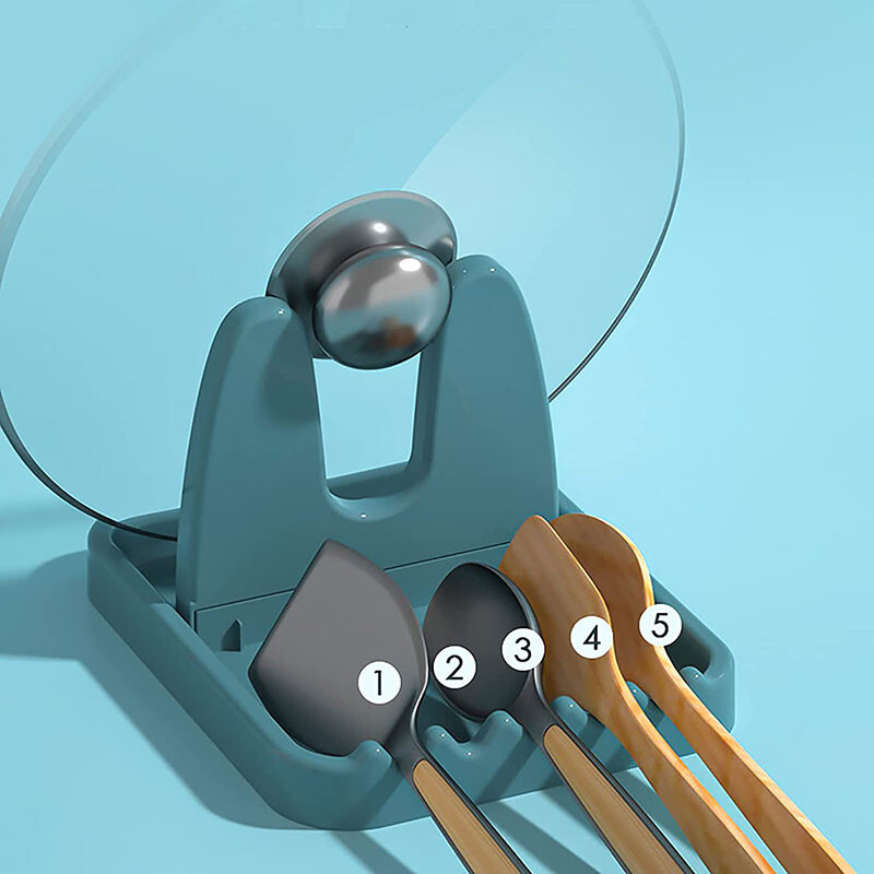 Kokkupandava potikaanega lusikaaluse korraldaja kahvlilabida jaoks.