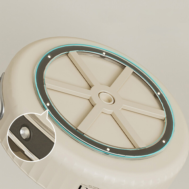 Κρεμώδες λευκό περιστρεφόμενος στρογγυλός δίσκος Πάγκος πολλαπλών χρήσεων δίσκος αποθήκευσης Περιστρεφόμενος δίσκος αποθήκευσης