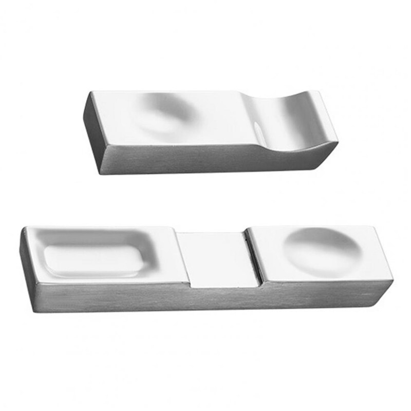 Поставка за пръчици за хранене Groove Design Огледало Полиран държач за вилица Поставка за прибори за хранене Поставка за лъжица за вечеря от неръждаема стомана в китайски стил