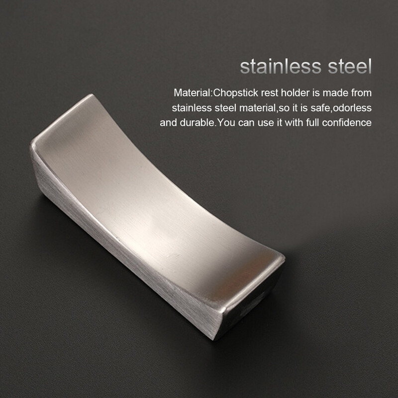 2 бр./опаковка Поставка за пръчици за хранене Държач за вилица за лъжица от неръждаема стомана Домашно парти Прибори за хранене Кухня Хотел Ресторант Поставка за държач за пръчици