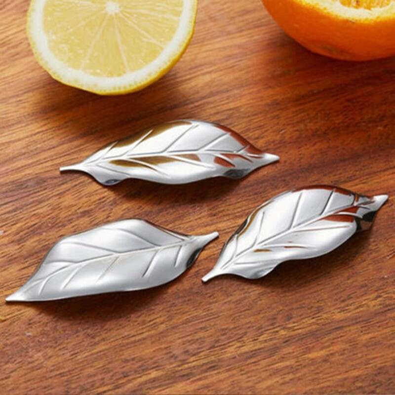 Поставка за пръчици за хранене 304 Неръждаема стомана Поставка за пръчици за хранене Държач Форма на листа Декорация на маса Арт занаяти Кухненски аксесоари