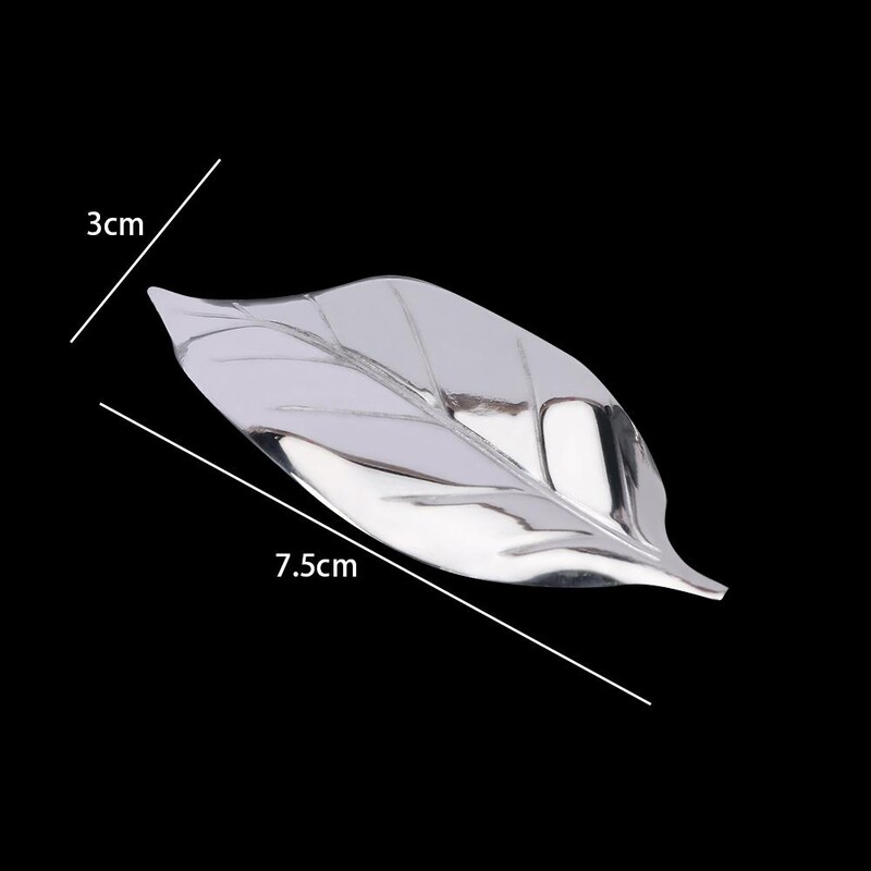 Поставка за пръчици за хранене 304 Неръждаема стомана Поставка за пръчици за хранене Държач Форма на листа Декорация на маса Арт занаяти Кухненски аксесоари