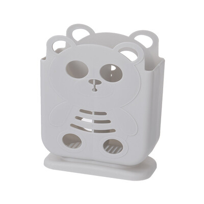 Creative Panda Клетка за пръчици за хранене Нож в европейски стил Вилица Лъжица Държач за съхранение Стоящи прибори Стойки за оттичане Кухненски органайзер Кутия