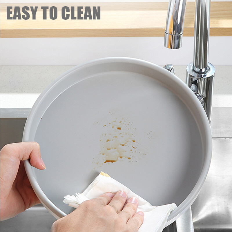 Αξεσουάρ κουζίνας 25/30 CM Περιστρεφόμενος δίσκος Πολυλειτουργικός Σχάρας αποθήκευσης καρυκευμάτων 360 Περιστροφικός Αντιολισθητικός χώρος αποθήκευσης φρούτων