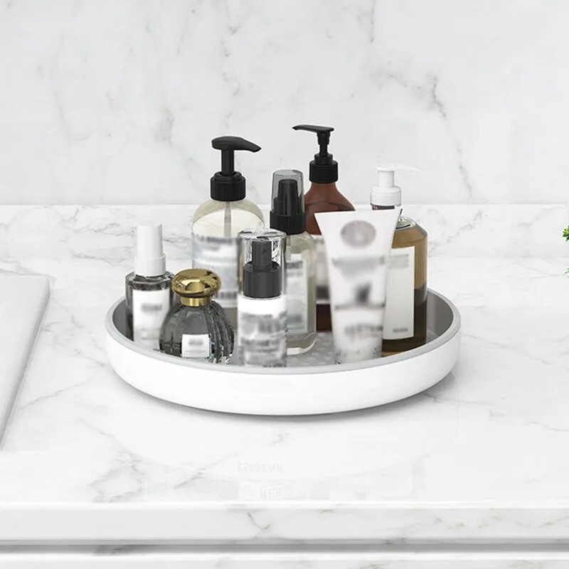 Πολυλειτουργικός περιστρεφόμενος δίσκος καρυκευμάτων κουζίνας, κυκλική σχάρα αποθήκευσης, χώρος αποθήκευσης και φινιρίσματος πικάπ