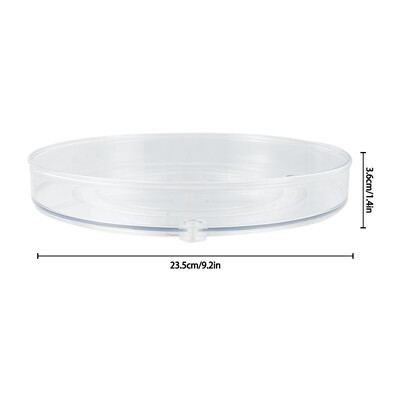 360° pöörlevad hoiualused Köögikapp Spice Pöördlaud Multifunktsionaalne Vannitoa Meik Selge Organiseerija Köögitarvikud