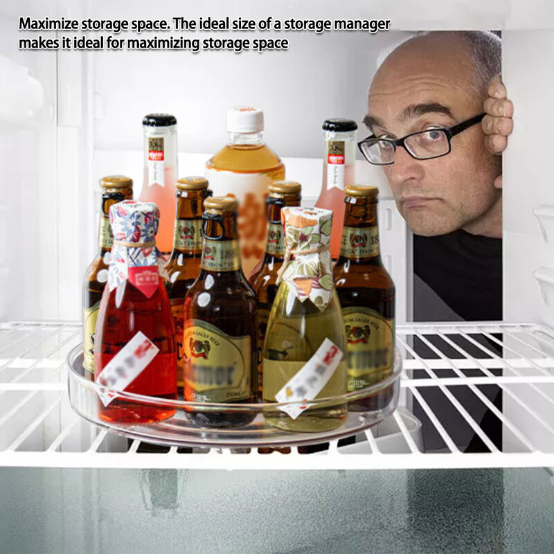 360° pöörlevad hoiualused Köögikapp Spice Pöördlaud Multifunktsionaalne Vannitoa Meik Selge Organiseerija Köögitarvikud