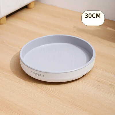 Въртяща се на 360° поставка за подправки, органайзер, шкаф, въртяща се маса, държач за подправки, кухненска табла за съхранение за кухня, баня, хладилник