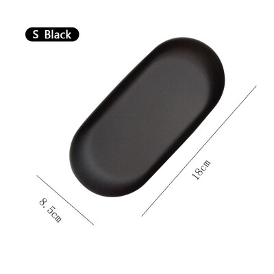 Tavă de depozitare bijuterii din oțel inoxidabil Depozitare cosmetică din metal Tort oval Tavă de desert cu fructe Farfurie pentru gustări Organizator de bucătărie Tavă cu nuci