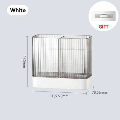 Seinale kinnitatav söögiriistade hoidik ovaalne söögiriistade hoidik plastikust lusikas kahvel söögipulk nuga köögiriistade hoidik äravoolu hoiustamisrest