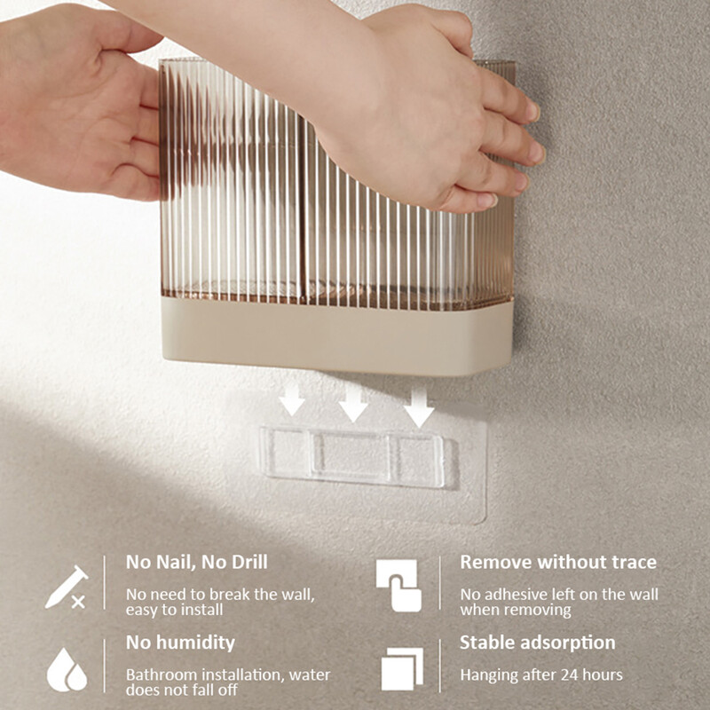 Seinale kinnitatav söögiriistade hoidik ovaalne söögiriistade hoidik plastikust lusikas kahvel söögipulk nuga köögiriistade hoidik äravoolu hoiustamisrest