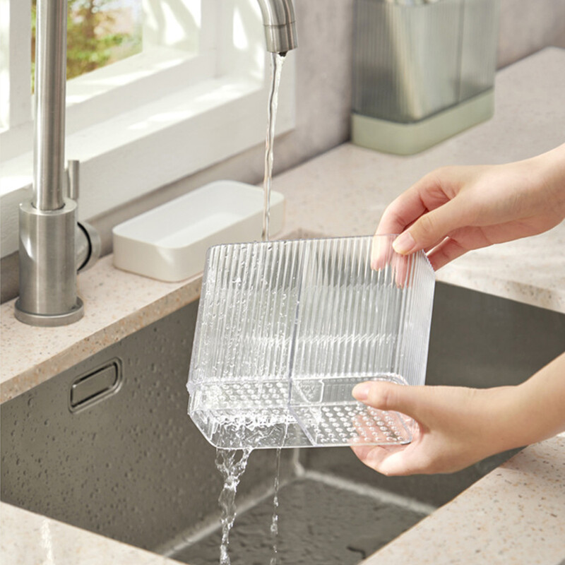 Seinale kinnitatav söögiriistade hoidik ovaalne söögiriistade hoidik plastikust lusikas kahvel söögipulk nuga köögiriistade hoidik äravoolu hoiustamisrest