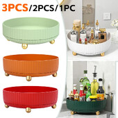 360 Въртяща се неплъзгаща се поставка за подправки Шкаф за килер Въртяща се тава за съхранение на контейнер за кухненски подправки Организатор за съхранение