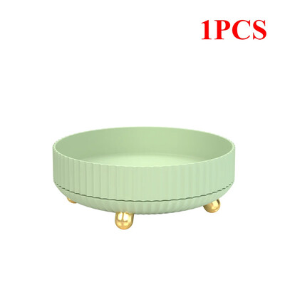 360 Въртяща се неплъзгаща се поставка за подправки Шкаф за килер Въртяща се тава за съхранение на контейнер за кухненски подправки Организатор за съхранение