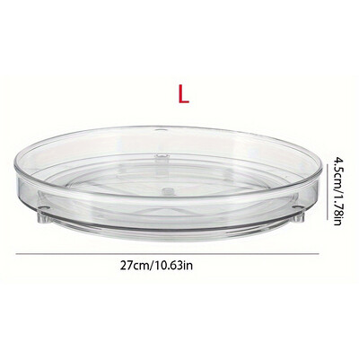 Plastist pöördlaud, pöörlev alus kapi jaoks, köök, vannitoa panipaik – toiduainete hoidmine, korraldamine ja hoiustamise korraldaja