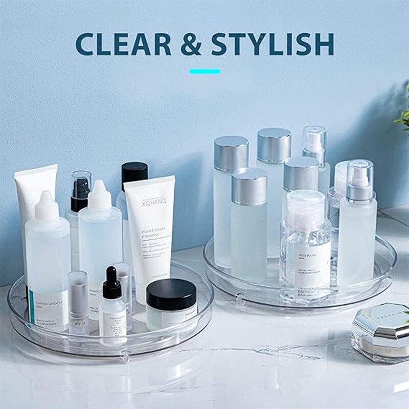 Plastist pöördlaud, pöörlev alus kapi jaoks, köök, vannitoa panipaik – toiduainete hoidmine, korraldamine ja hoiustamise korraldaja