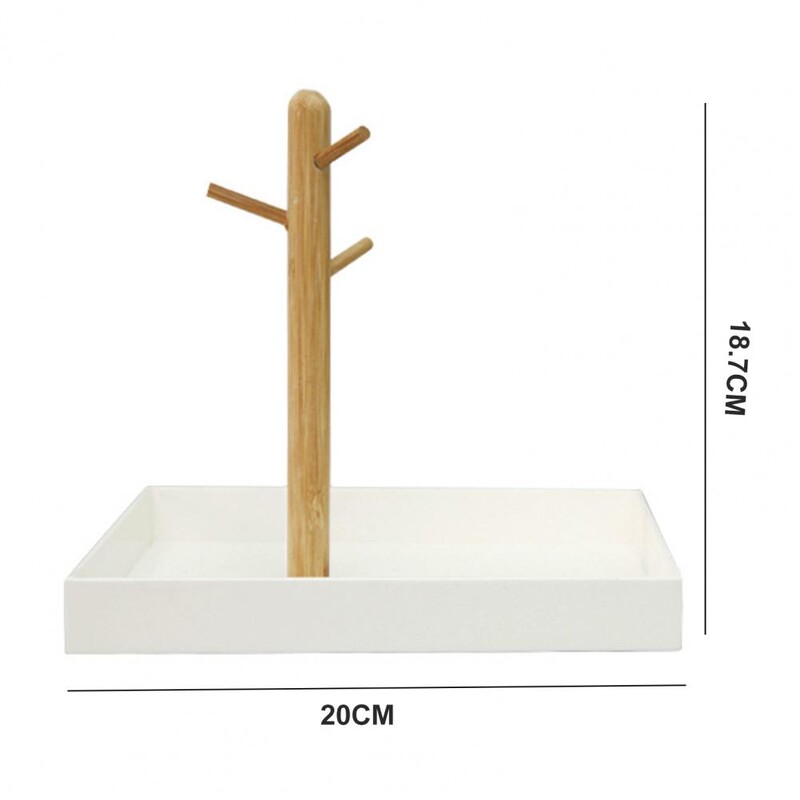 Lauaarvuti hoiualus Ruumisäästlik võtmeehtesahtel 3-tasandiliste puidust okstega Kerge, multifunktsionaalne kodu sissepääs