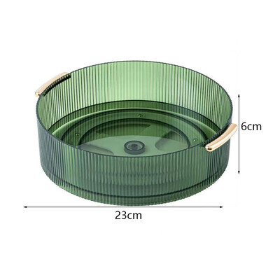 360 kraadi pöörlev plastikust hoiualus Kosmeetikatoodete hoiukast Meigikorvike hoiukorvid Köögialane serveerimisalus