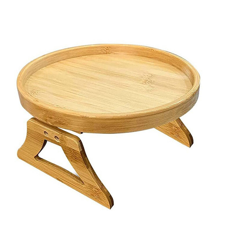 Δίσκος καναπέ, Δίσκος κλιπ μπράτσου καναπέ, Πτυσσόμενος δίσκος καναπέ, Κλιπ τραπεζιού δίσκου καναπέ στο πλάι, ανθεκτικό και φορητό