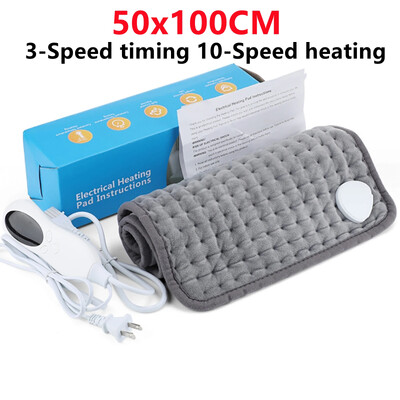 76x40cm/30X60 110V/220V Εξαιρετικά μεγάλο ηλεκτρικό μαξιλαράκι θέρμανσης για κράμπες περιόδου Χειμώνας Θερμική Θεραπεία Ανακούφισης Πόνος