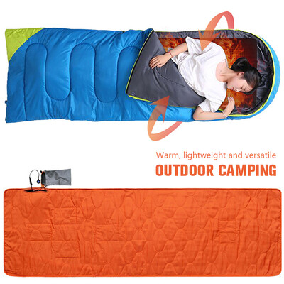 USB soojendusega tekk matkamadrats 3 taseme reguleeritava isolatsiooniga soojendusega magamisalus välikämpinguteks matkamiseks