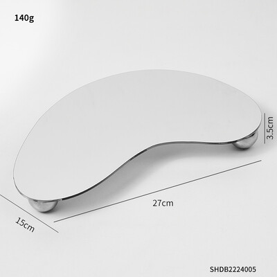 Põhjamaade minimalistlikus stiilis kodukaunistus Lihtne akrüülist hoiuplaat Kosmeetikatoodete hoiustamiskapp Dekoratiivplaadid Lahtriplaat